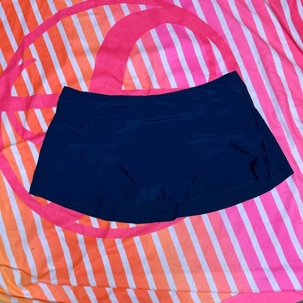 Shade & Shore Navy Swim Skirt